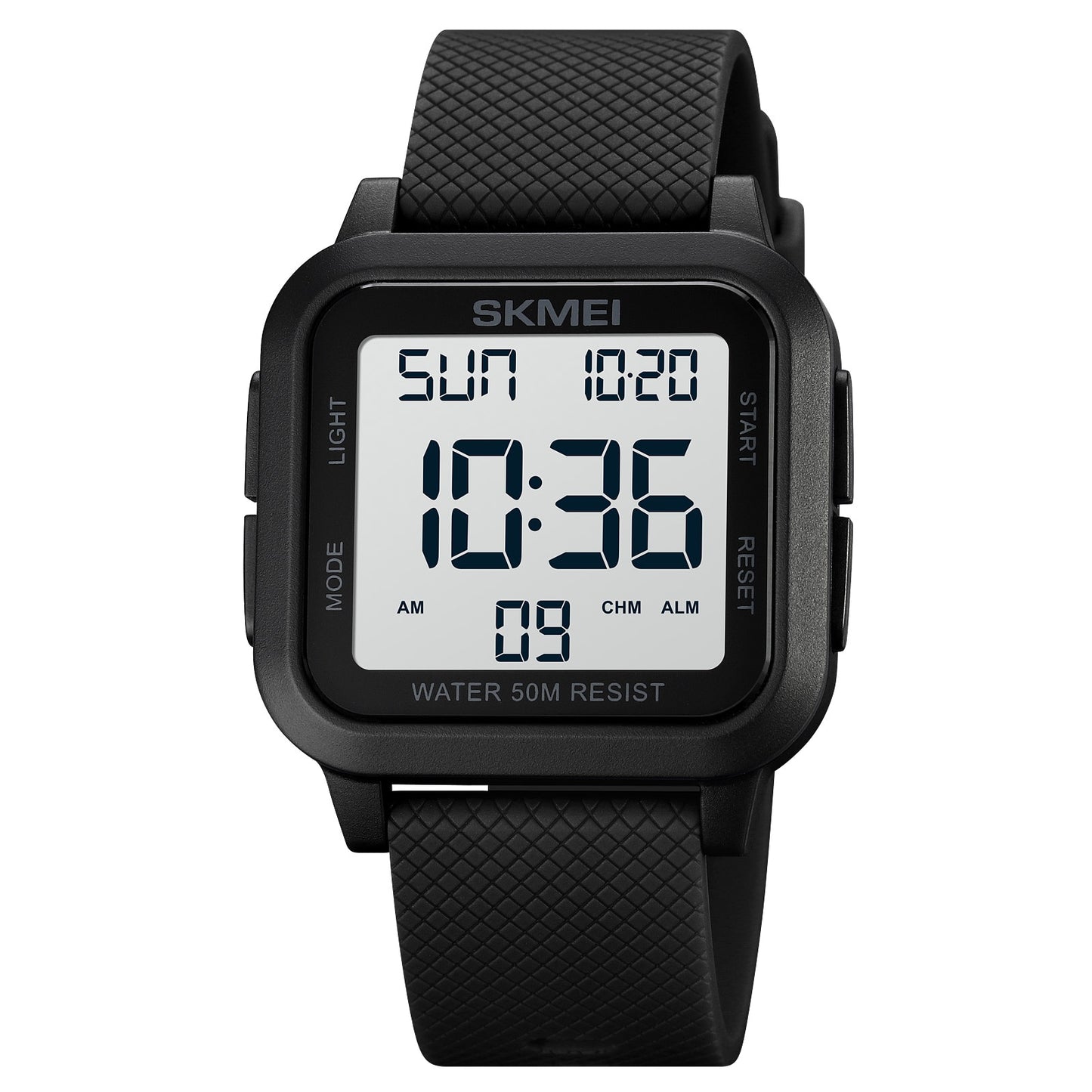 SKMEI Reloj Deportivo Digital SKMEI resistente al agua 5Bar con Cronómetro, Multifunción y Luz de Fondo. Reloj Deportivo para Hombres. ⌚️💧🏃‍♂️