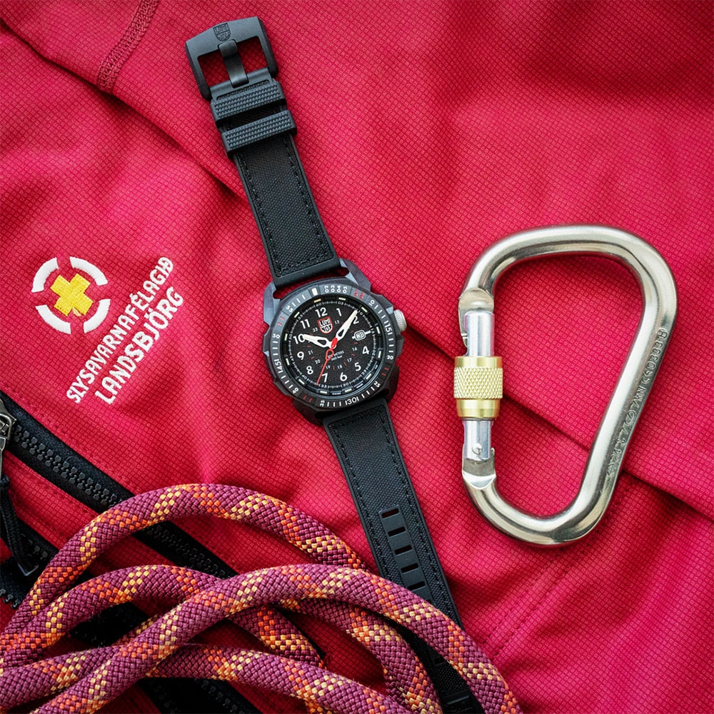 Luminox-reloj analógico de cuarzo para hombre, accesorio de pulsera resistente al agua con calendario, complemento Masculino deportivo de marca de lujo con diseño militar, fabricado en Suiza