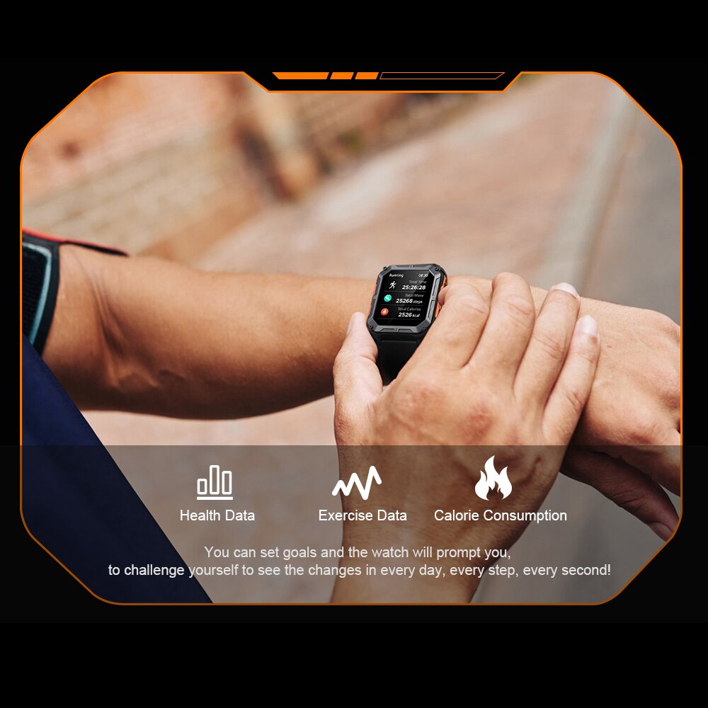 SKMEI SmartWatch para Hombres, con Llamada Bluetooth 📞, Pantalla de 1.83 pulgadas ⌚️, Batería de 380mAh 🔋, Rastreador de Ejercicios 🏃‍♂️, Resistente al Agua 💧, SmartWatch Impermeable para Android e iOS 📱.
