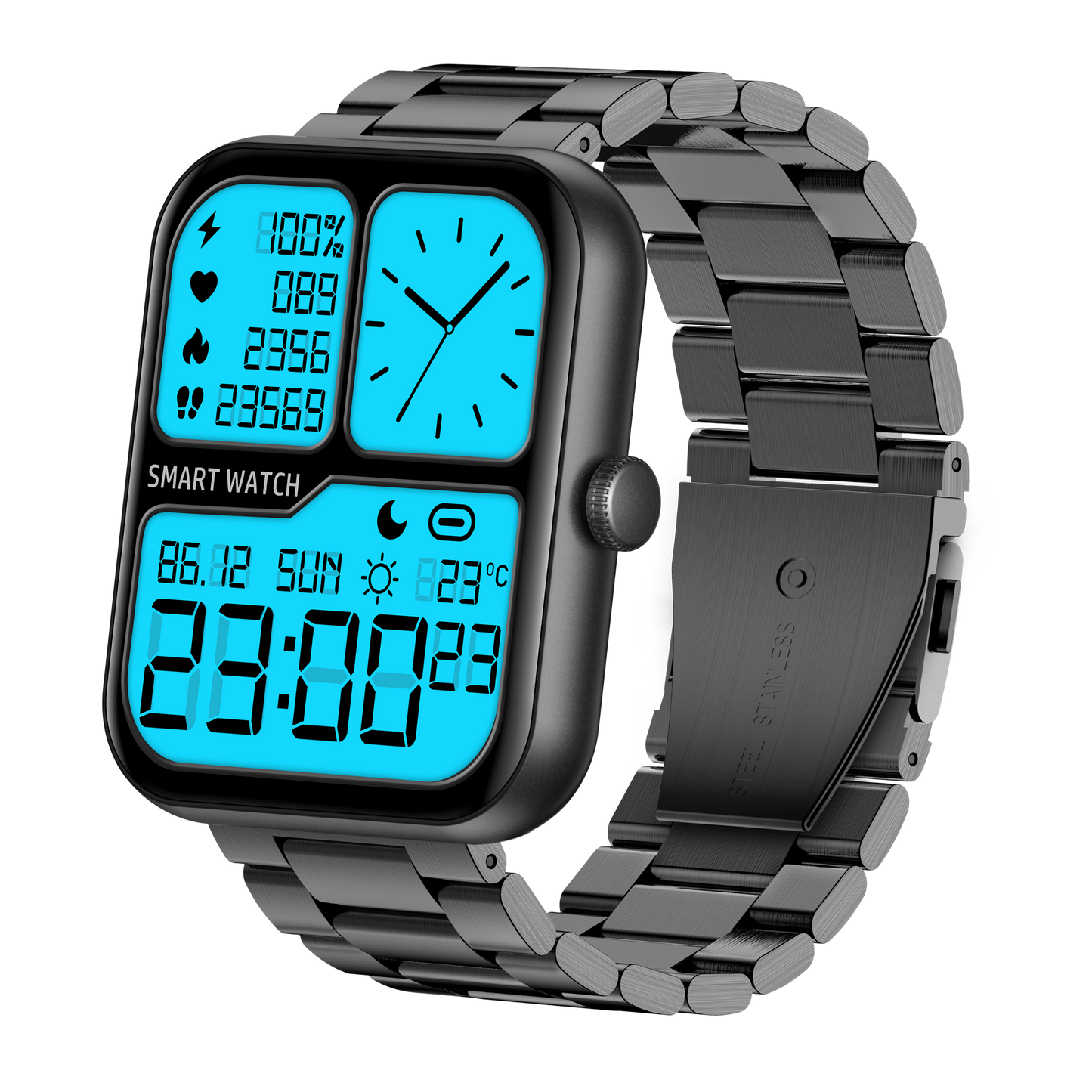 SENBONO para Hombres 💧💦 3ATM Impermeable IP68 🏊‍♂️⌚ Reloj Deportivo de 1.83 pulgadas ⌚️💪 Esferas Personalizadas 🔄💻 Smartwatch para Hombres y Mujeres ⌚️🚺 Compatible con Xiaomi, iOS y Android 📱🤝