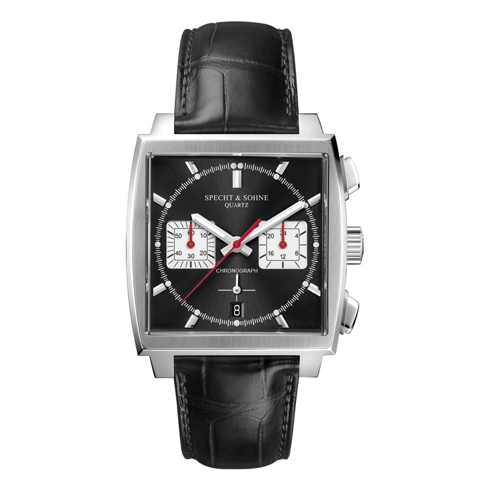 2023 Specht & Sohne Reloj de Lujo para Hombre, Cuarzo Azul, Cronógrafo VK63 Japonés, Resistente al Agua, Pulsera de Acero Inoxidable. ¡Elegancia y Precisión en tu muñeca! ⌚💎🌊