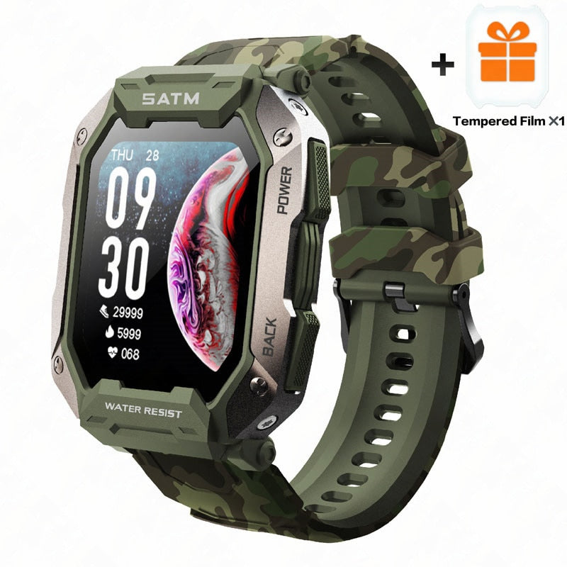 2022 nuevo relojes inteligentes completamente táctil para Android Xiaomi iOS presión arterial oxígeno Fitness reloj 5 Atm smarwatch resistente al agua hombres militar