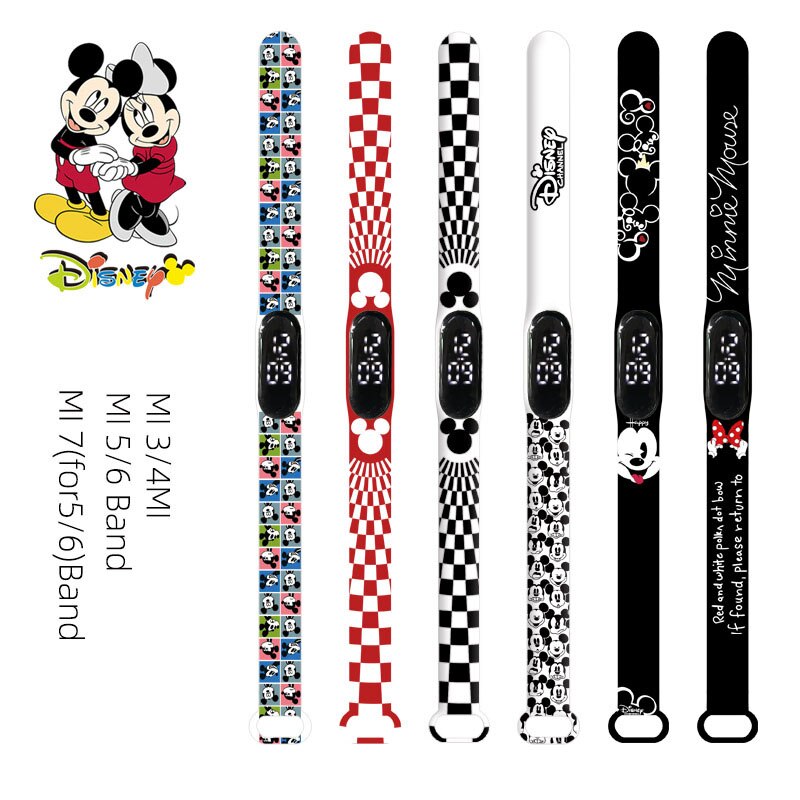 Disney 🌟 ¡Reloj para niños Disney con diseño de Mickey Mouse y Minnie Mouse! 🌟