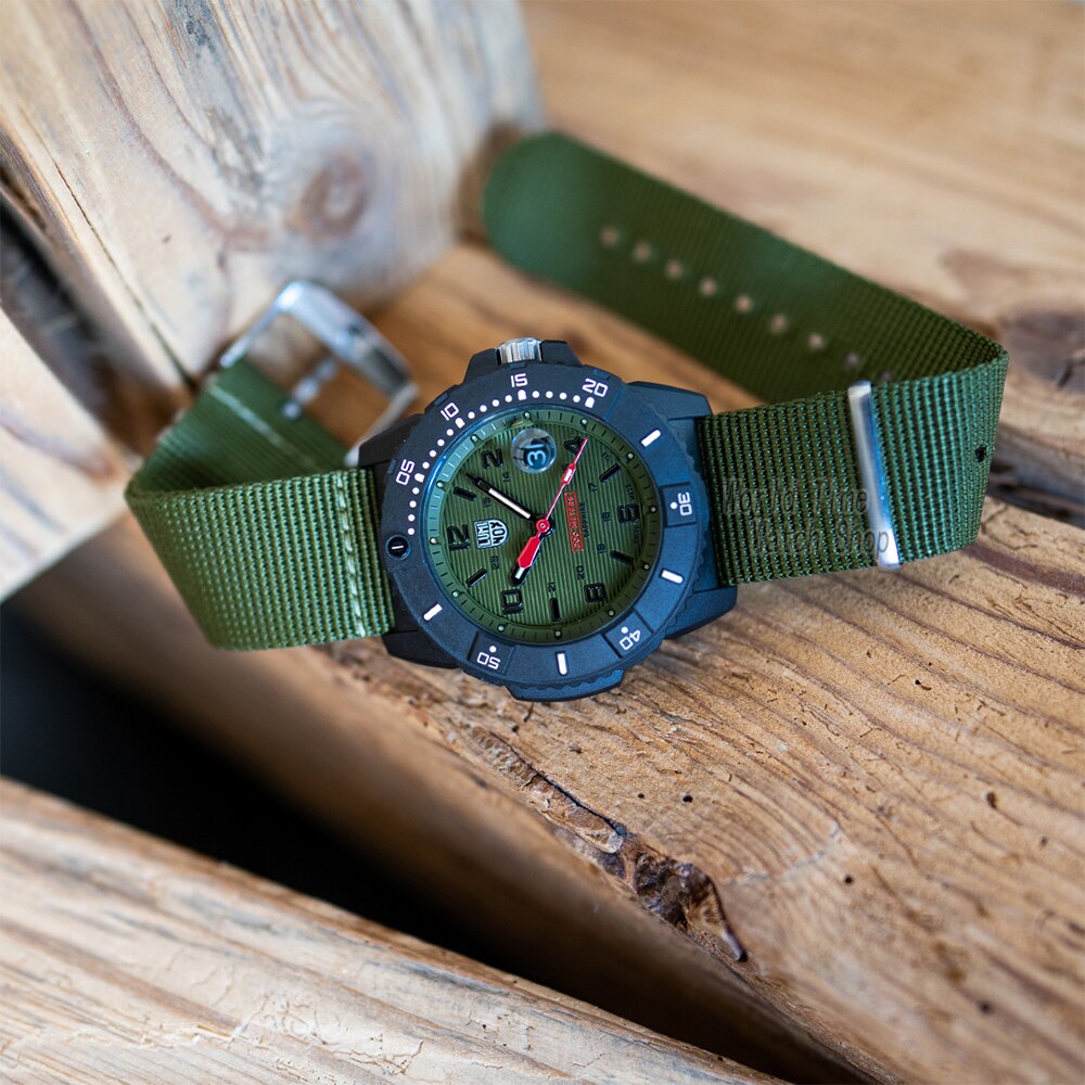 Luminox-reloj analógico de cuarzo para hombre, accesorio Masculino de pulsera resistente al agua con fecha, complemento deportivo de marca de lujo con diseño militar, fabricado en Suiza