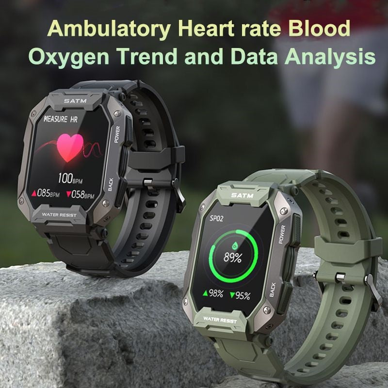 2022 nuevo relojes inteligentes completamente táctil para Android Xiaomi iOS presión arterial oxígeno Fitness reloj 5 Atm smarwatch resistente al agua hombres militar