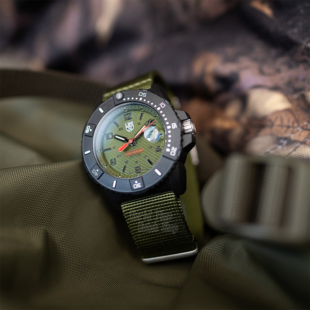Luminox-reloj analógico de cuarzo para hombre, accesorio Masculino de pulsera resistente al agua con fecha, complemento deportivo de marca de lujo con diseño militar, fabricado en Suiza