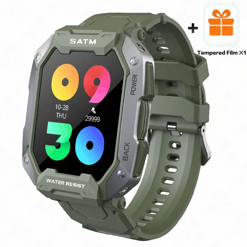 2022 nuevo relojes inteligentes completamente táctil para Android Xiaomi iOS presión arterial oxígeno Fitness reloj 5 Atm smarwatch resistente al agua hombres militar