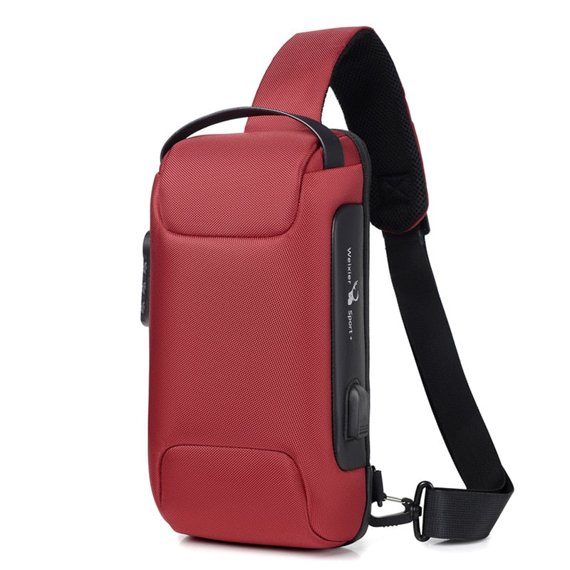 2023 🎒💼 Nuevo bolso de pecho 2023 para hombres. Impermeable, antirrobo, con carga USB. Ideal para viajes y uso diario. ¡Práctico y moderno! 🔒⚡️ #BolsoHombre #Impermeable #Antirrobo #CargaUSB #Moderno