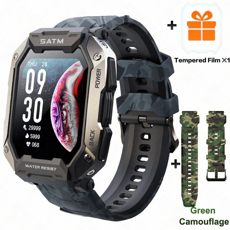 2022 nuevo relojes inteligentes completamente táctil para Android Xiaomi iOS presión arterial oxígeno Fitness reloj 5 Atm smarwatch resistente al agua hombres militar