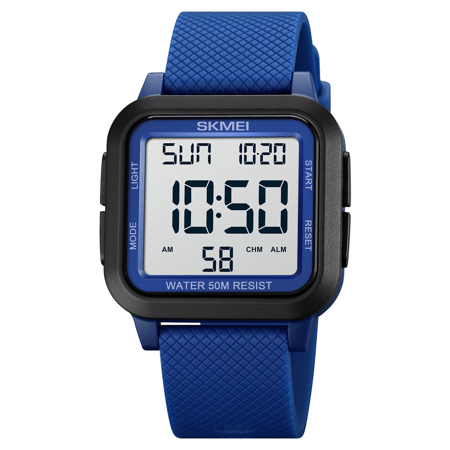SKMEI Reloj Deportivo Digital SKMEI resistente al agua 5Bar con Cronómetro, Multifunción y Luz de Fondo. Reloj Deportivo para Hombres. ⌚️💧🏃‍♂️