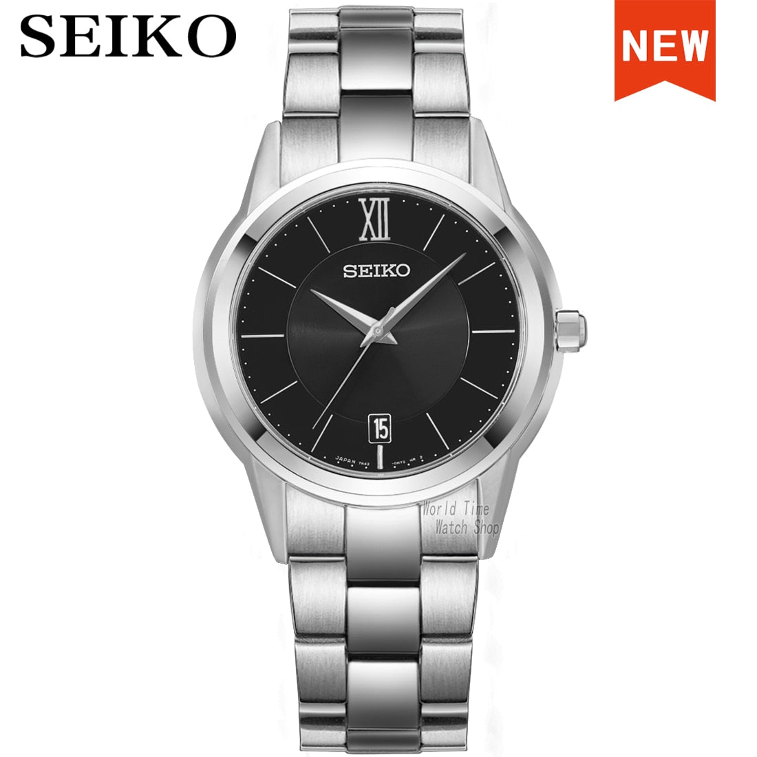 Seiko COLECCION para hombres, marca de lujo, resistente al agua, deportivo, reloj de cuarzo, reloj militar, muchos modelos Sk, SG, SS, SN