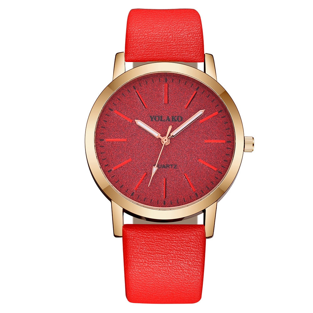 Women's Watches¡Descubre la elegancia del lujo con la "Montre Femme"! Un reloj de marca para mujeres con un diseño de moda, con correa de cuero. Este reloj de pulsera femenino de cuarzo es perfecto para lucir con estilo.  ⌚💕