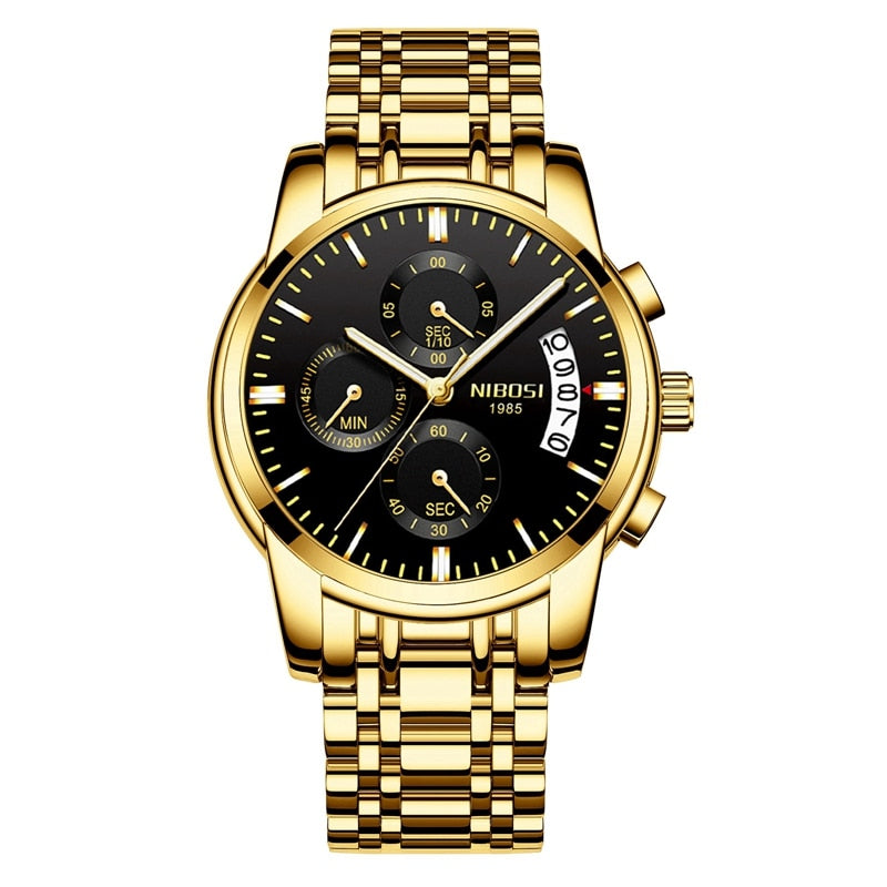 ⌚️💪 NIBOSI-reloj deportivo de cuarzo para hombre, cronógrafo de pulsera, resistente al agua, estilo militar, de lujo. 💧🏆 ¡Este reloj tiene todo lo que necesitas para destacar en cualquier ocasión! 💼🔥