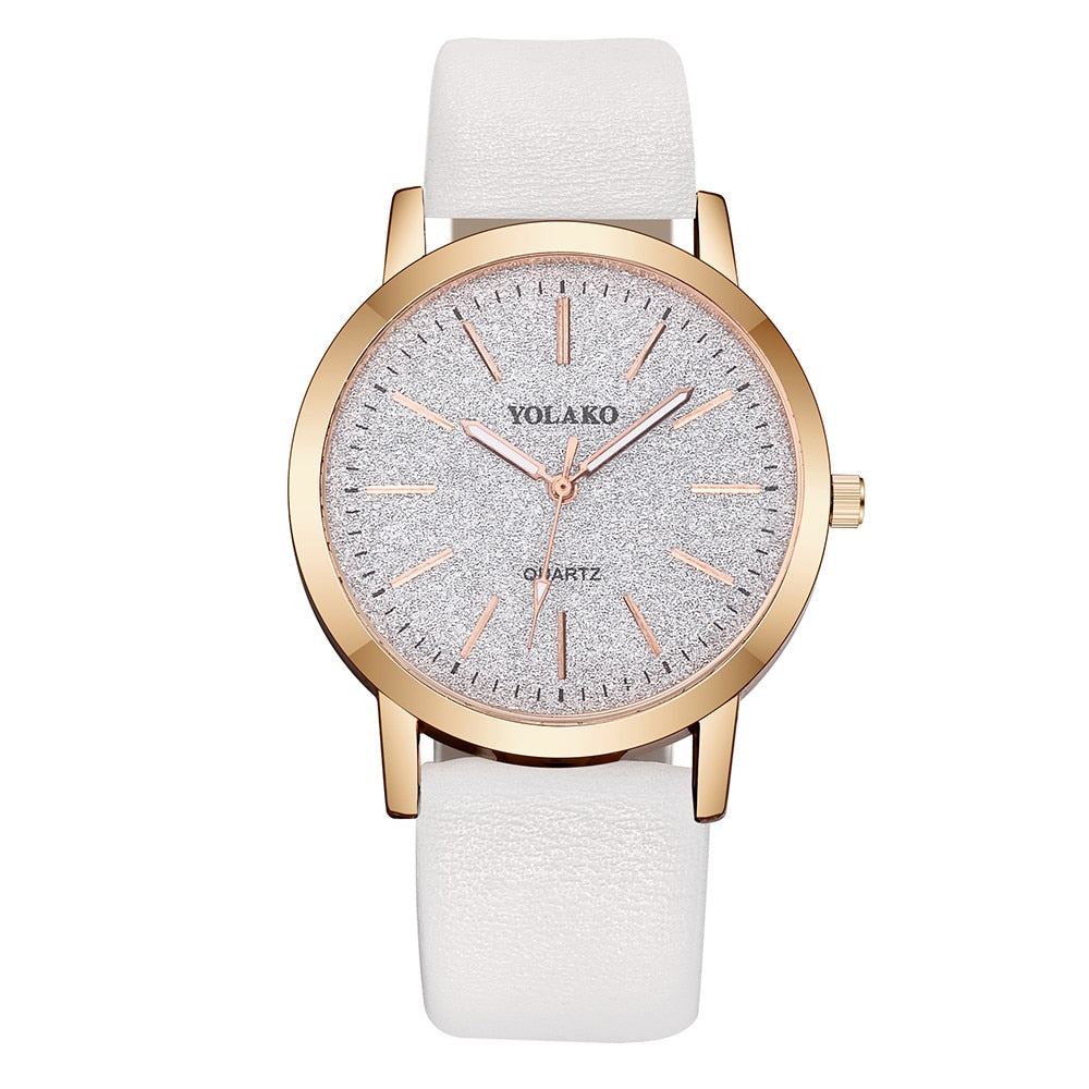 Women's Watches¡Descubre la elegancia del lujo con la "Montre Femme"! Un reloj de marca para mujeres con un diseño de moda, con correa de cuero. Este reloj de pulsera femenino de cuarzo es perfecto para lucir con estilo.  ⌚💕