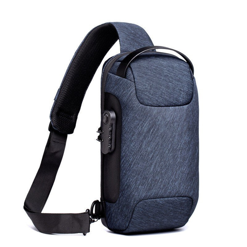 2023 🎒💼 Nuevo bolso de pecho 2023 para hombres. Impermeable, antirrobo, con carga USB. Ideal para viajes y uso diario. ¡Práctico y moderno! 🔒⚡️ #BolsoHombre #Impermeable #Antirrobo #CargaUSB #Moderno