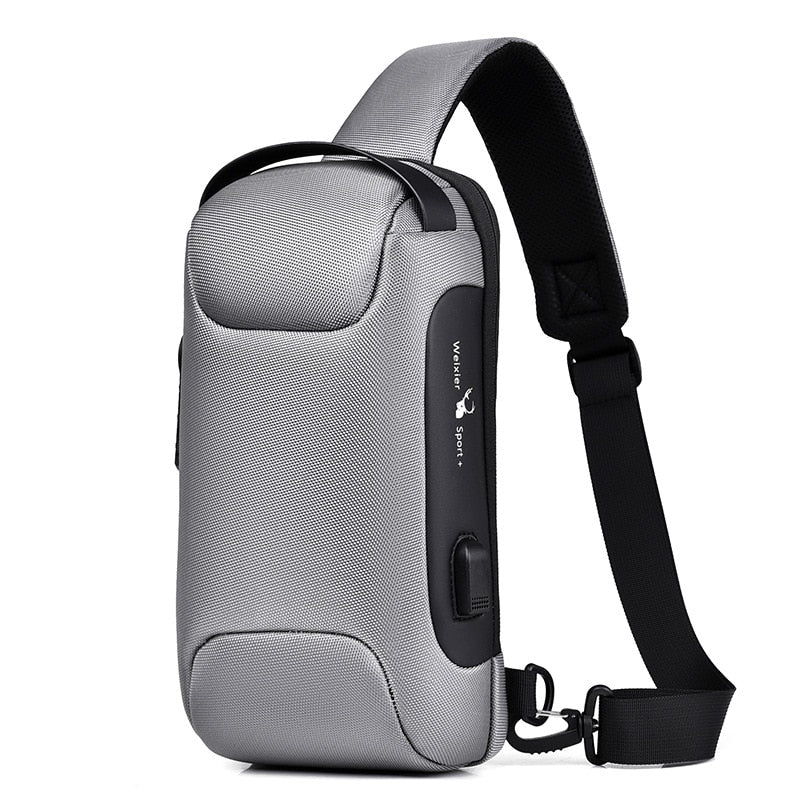 2023 🎒💼 Nuevo bolso de pecho 2023 para hombres. Impermeable, antirrobo, con carga USB. Ideal para viajes y uso diario. ¡Práctico y moderno! 🔒⚡️ #BolsoHombre #Impermeable #Antirrobo #CargaUSB #Moderno