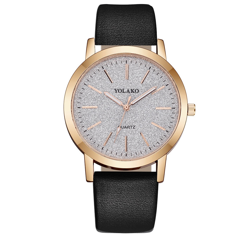 Women's Watches¡Descubre la elegancia del lujo con la "Montre Femme"! Un reloj de marca para mujeres con un diseño de moda, con correa de cuero. Este reloj de pulsera femenino de cuarzo es perfecto para lucir con estilo.  ⌚💕