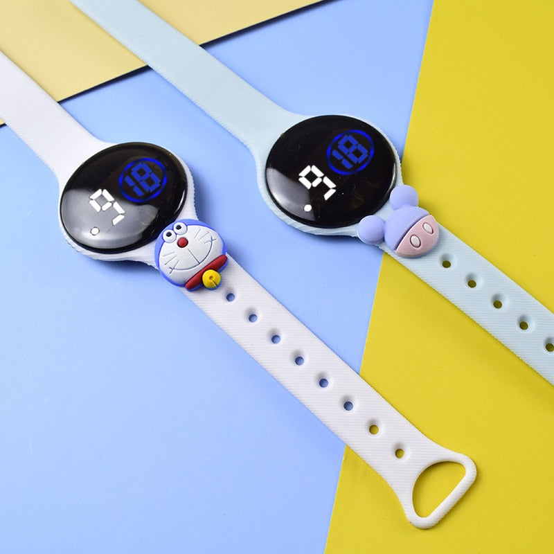 Reloj electrónico LED para niños y estudiantes, pulsera digital de silicona con pantalla LED