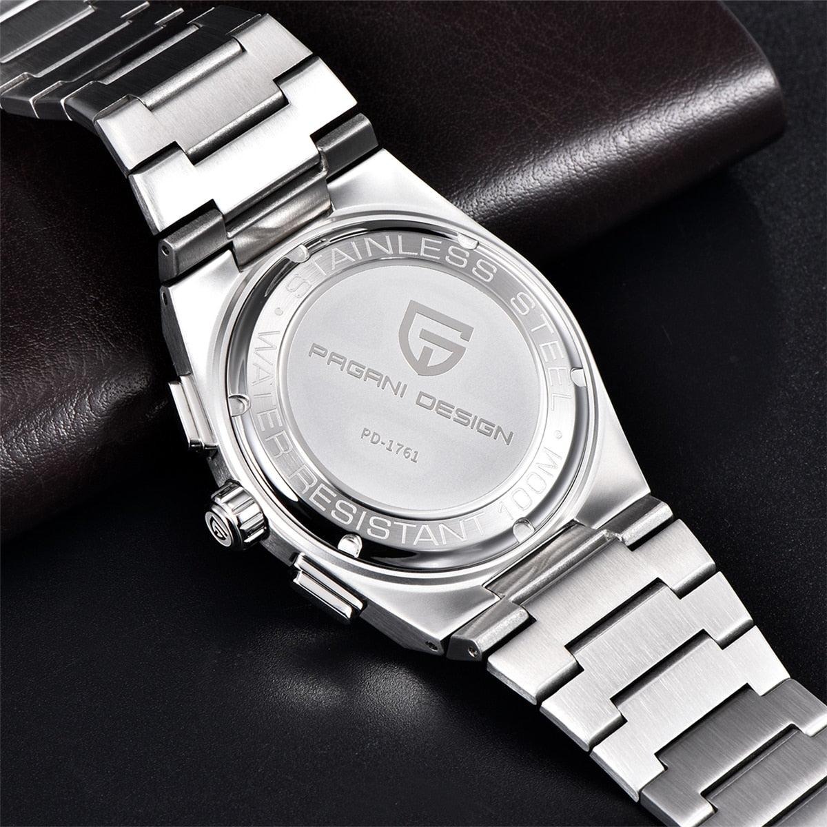 Reloj PAGANI DESIGN de acero inoxidable para hombre. Nuevo accesorio resistente al agua con movimiento de cuarzo y zafiro. Diseño deportivo clásico con estilo