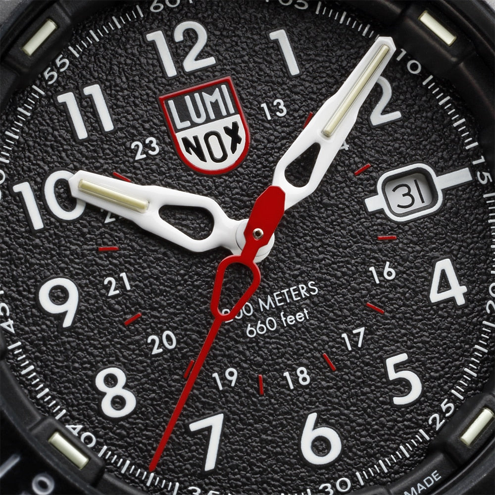 Luminox-reloj analógico de cuarzo para hombre, accesorio de pulsera resistente al agua con calendario, complemento Masculino deportivo de marca de lujo con diseño militar, fabricado en Suiza