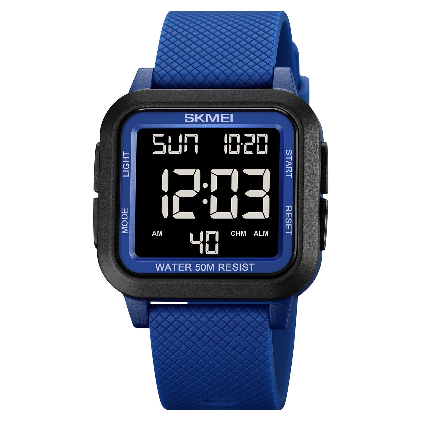 SKMEI Reloj Deportivo Digital SKMEI resistente al agua 5Bar con Cronómetro, Multifunción y Luz de Fondo. Reloj Deportivo para Hombres. ⌚️💧🏃‍♂️