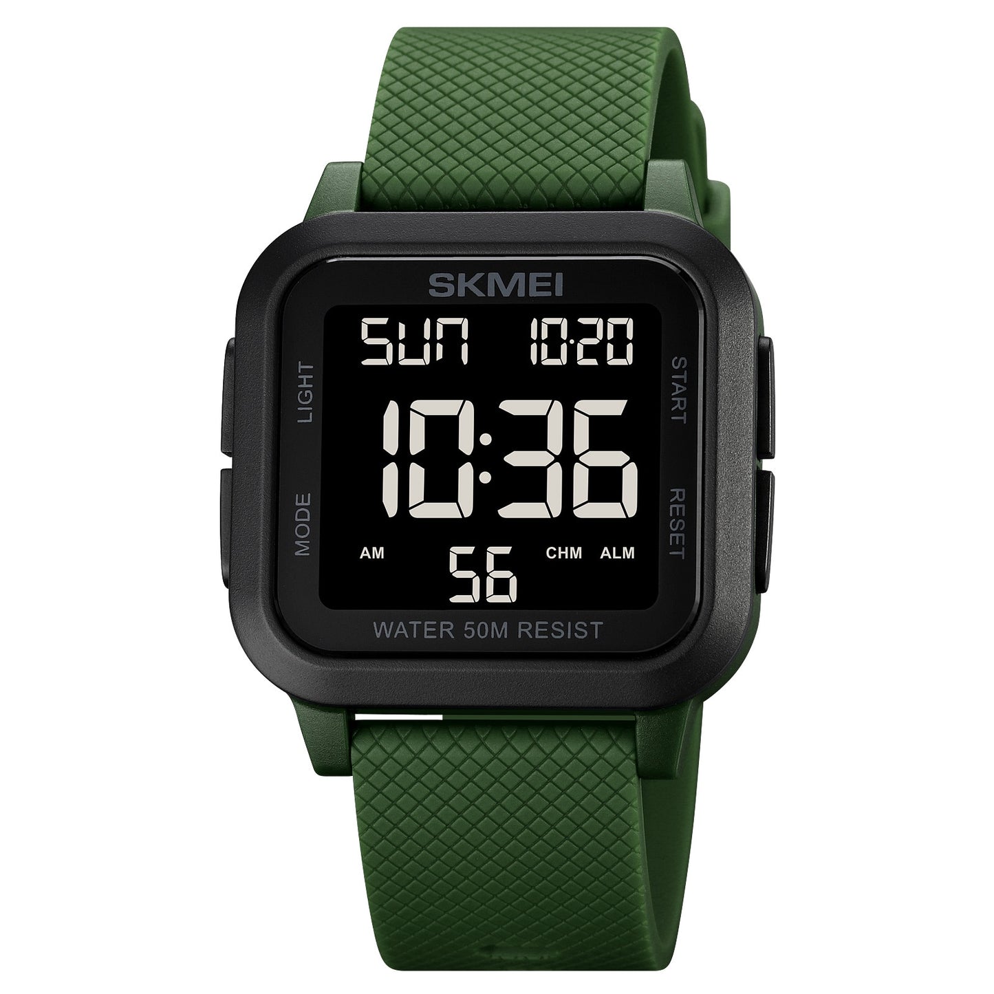 SKMEI Reloj Deportivo Digital SKMEI resistente al agua 5Bar con Cronómetro, Multifunción y Luz de Fondo. Reloj Deportivo para Hombres. ⌚️💧🏃‍♂️