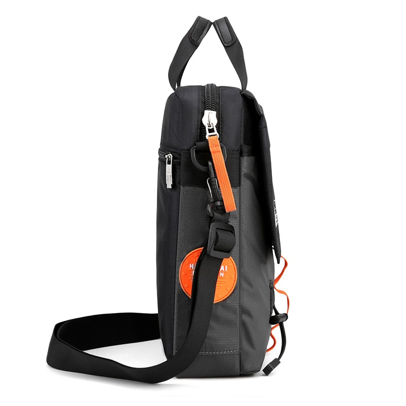 Bolso de hombro de nailon para hombre, bandolera de alta calidad, ligero, para negocios.