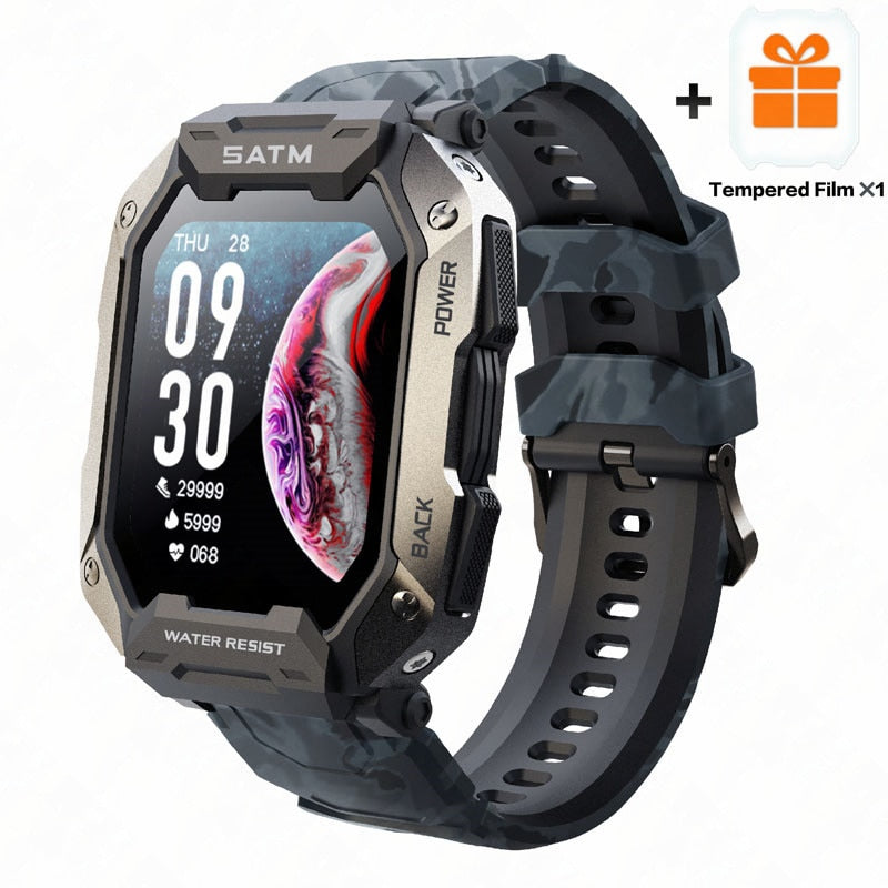 2022 nuevo relojes inteligentes completamente táctil para Android Xiaomi iOS presión arterial oxígeno Fitness reloj 5 Atm smarwatch resistente al agua hombres militar