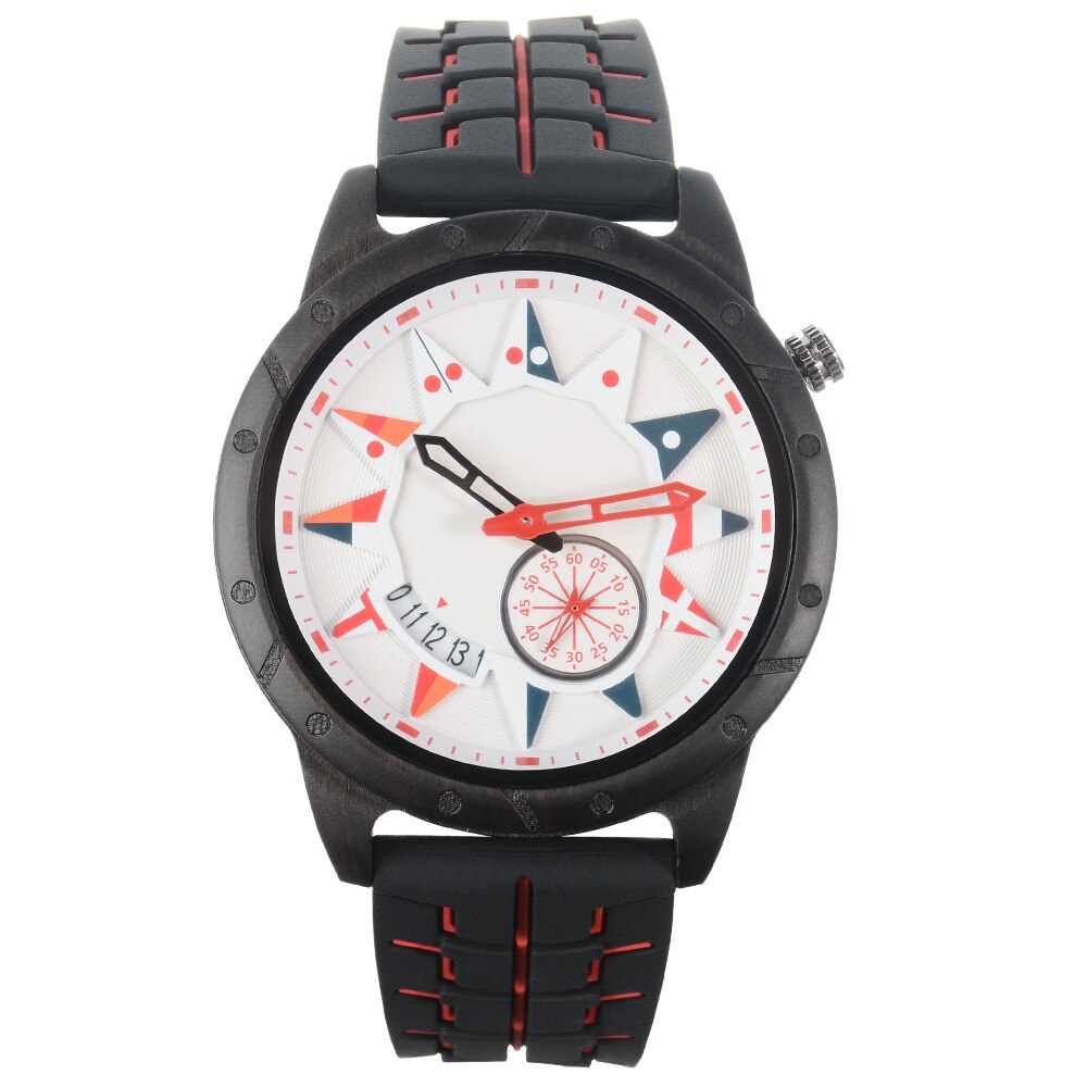 Wood Watch¡Presentamos el "Wood Watch Concept Dial"! Un reloj de madera para hombres con un concepto único de esfera inspirada en la bandera nacional y el aro de una rueda.  ¡Un reloj de madera que combina estilo y funcionalidad! ⌚🚴‍♂️