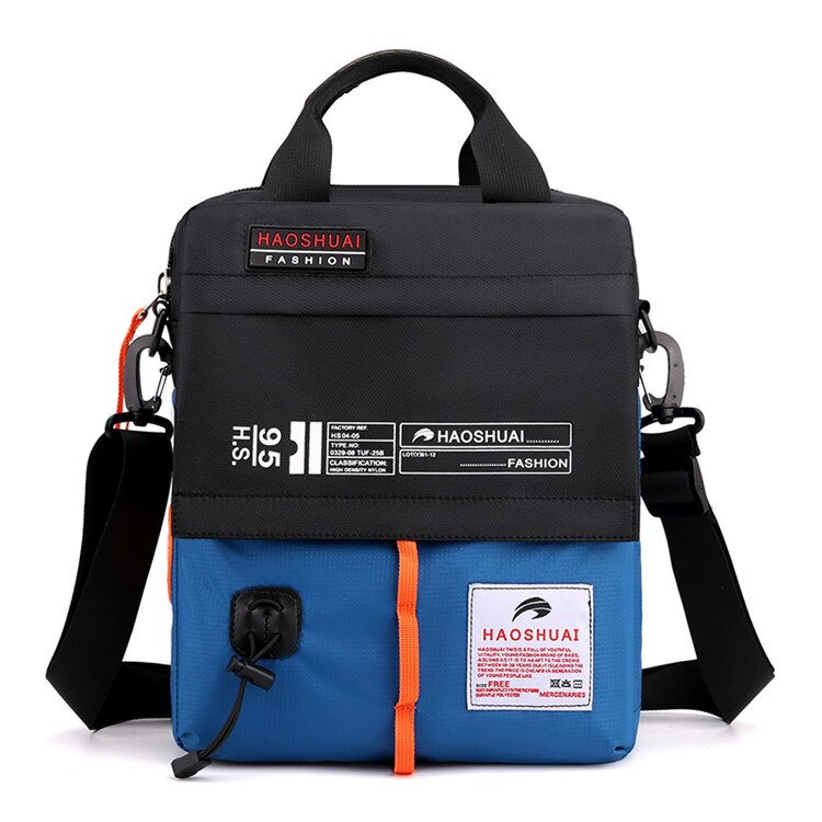 Bolso de hombro de nailon para hombre, bandolera de alta calidad, ligero, para negocios.