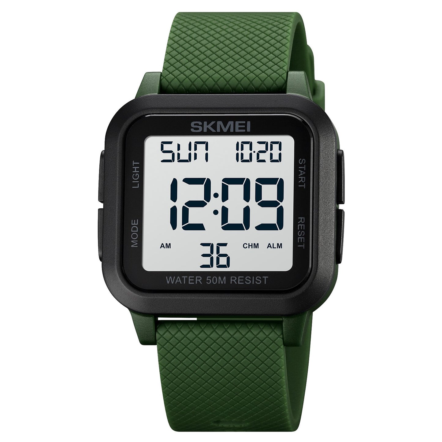 SKMEI Reloj Deportivo Digital SKMEI resistente al agua 5Bar con Cronómetro, Multifunción y Luz de Fondo. Reloj Deportivo para Hombres. ⌚️💧🏃‍♂️
