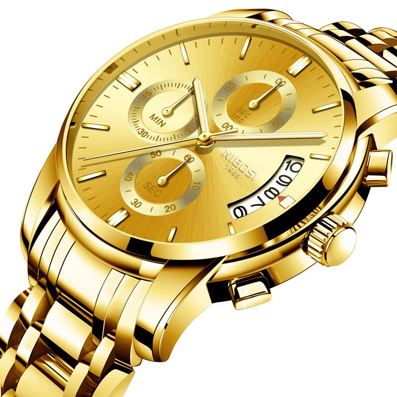 ⌚️💪 NIBOSI-reloj deportivo de cuarzo para hombre, cronógrafo de pulsera, resistente al agua, estilo militar, de lujo. 💧🏆 ¡Este reloj tiene todo lo que necesitas para destacar en cualquier ocasión! 💼🔥