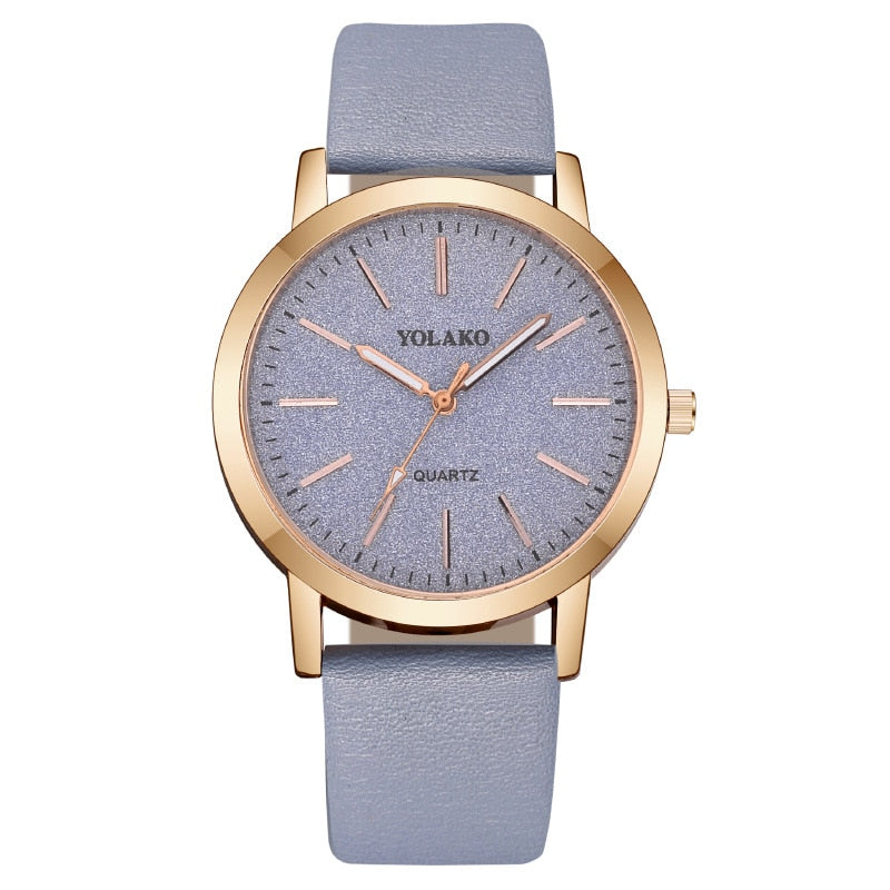 Women's Watches¡Descubre la elegancia del lujo con la "Montre Femme"! Un reloj de marca para mujeres con un diseño de moda, con correa de cuero. Este reloj de pulsera femenino de cuarzo es perfecto para lucir con estilo.  ⌚💕