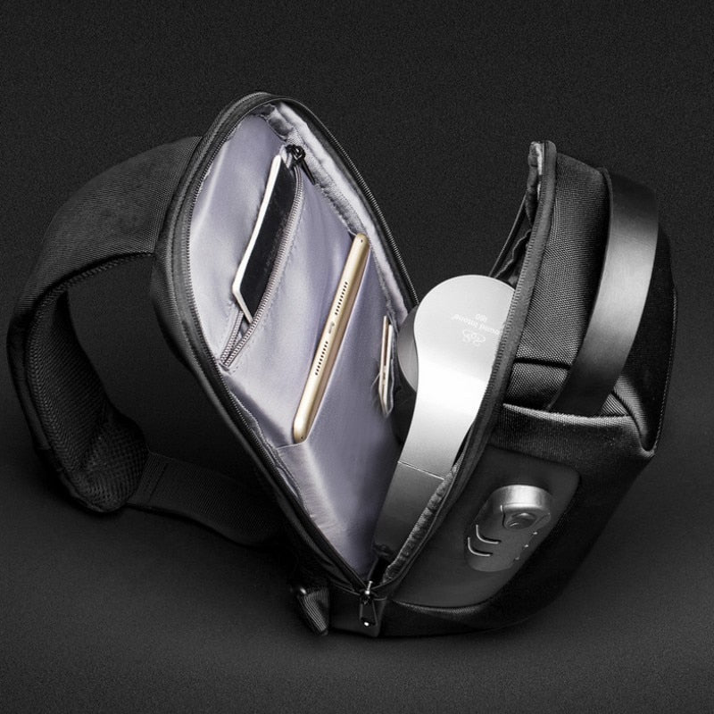 2023 🎒💼 Nuevo bolso de pecho 2023 para hombres. Impermeable, antirrobo, con carga USB. Ideal para viajes y uso diario. ¡Práctico y moderno! 🔒⚡️ #BolsoHombre #Impermeable #Antirrobo #CargaUSB #Moderno