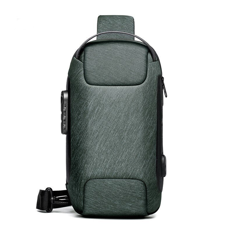 2023 🎒💼 Nuevo bolso de pecho 2023 para hombres. Impermeable, antirrobo, con carga USB. Ideal para viajes y uso diario. ¡Práctico y moderno! 🔒⚡️ #BolsoHombre #Impermeable #Antirrobo #CargaUSB #Moderno