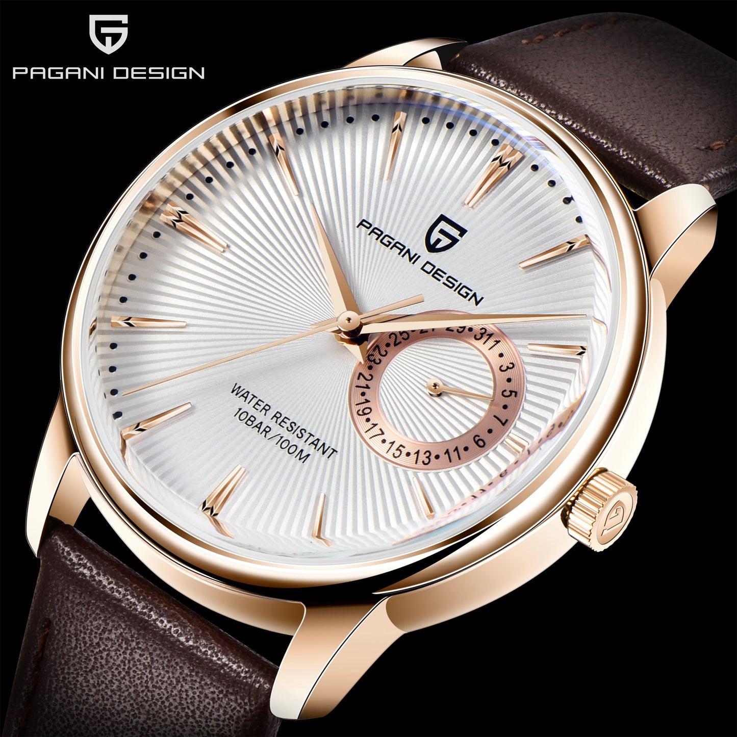 2021 PAGANI DESIGN: Reloj de cuarzo de lujo de alta gama resistente al agua para hombres. Estilo de moda casual y deportivo. Reloj militar ideal para cualquier ocasión. ¡El complemento perfecto para tu look masculino!