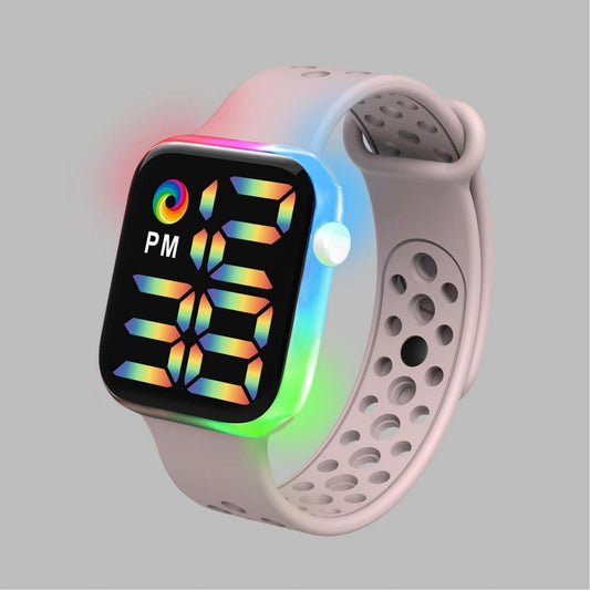 Reloj Digital de moda para niños y niñas, pulsera electrónica con pantalla LED luminosa, deportivo, nuevo