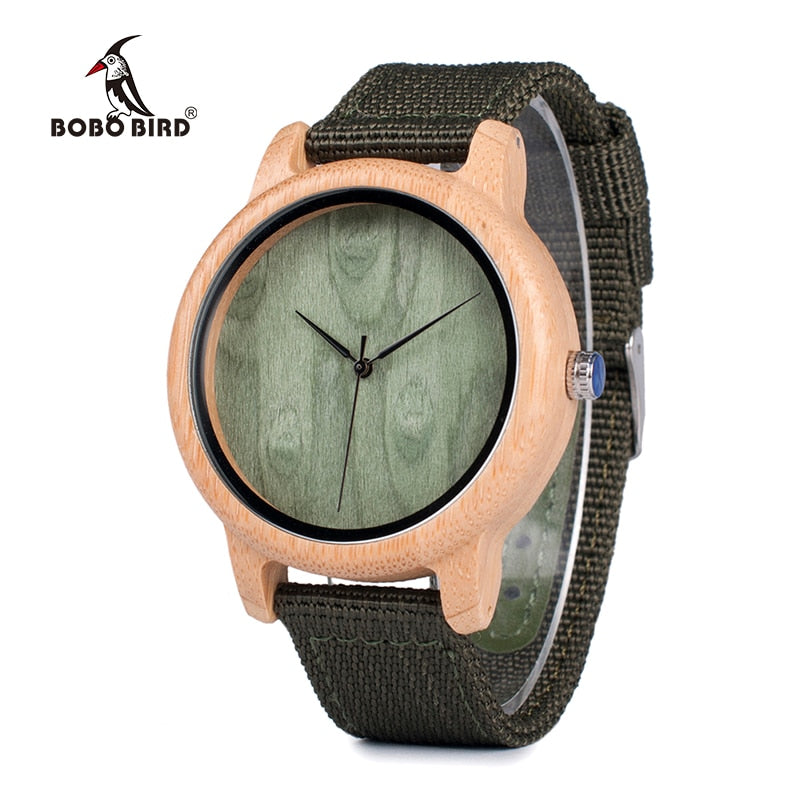 BOBO BIRD madera bamboo hombre y mujer WD Wood Bamboo Watch for Mens