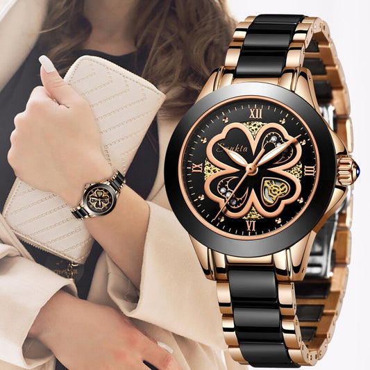 LIGE SUNKTA-Reloj de pulsera de lujo para Mujer 💦🌟✨