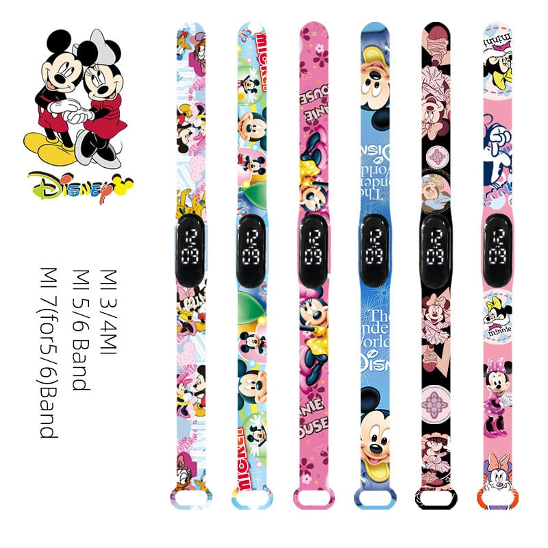 Disney 🌟 ¡Reloj para niños Disney con diseño de Mickey Mouse y Minnie Mouse! 🌟