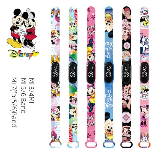 Disney 🌟 ¡Reloj para niños Disney con diseño de Mickey Mouse y Minnie Mouse! 🌟