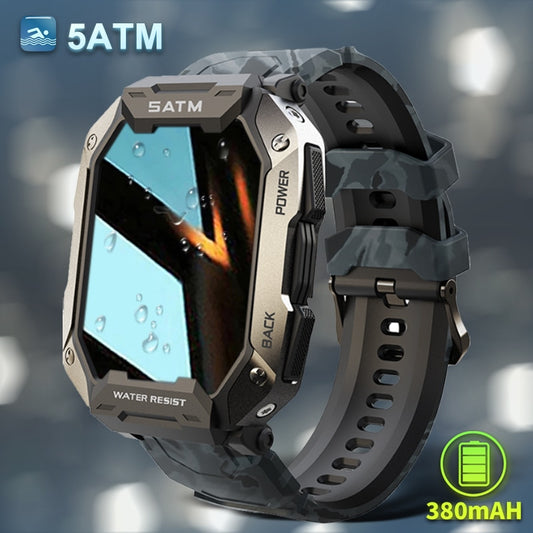 2022 nuevo relojes inteligentes completamente táctil para Android Xiaomi iOS presión arterial oxígeno Fitness reloj 5 Atm smarwatch resistente al agua hombres militar