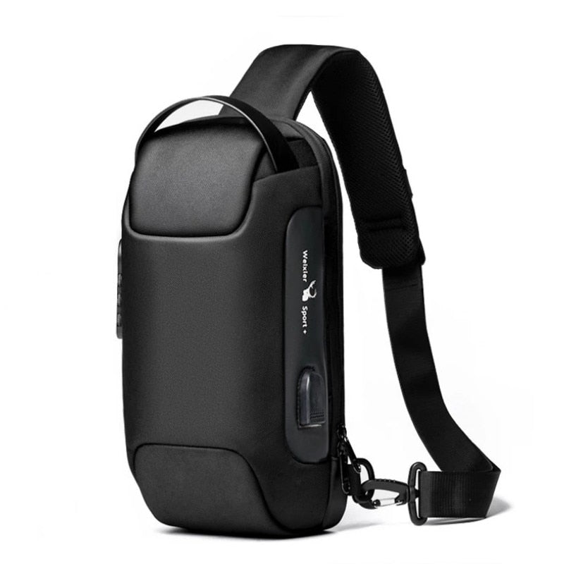 2023 🎒💼 Nuevo bolso de pecho 2023 para hombres. Impermeable, antirrobo, con carga USB. Ideal para viajes y uso diario. ¡Práctico y moderno! 🔒⚡️ #BolsoHombre #Impermeable #Antirrobo #CargaUSB #Moderno
